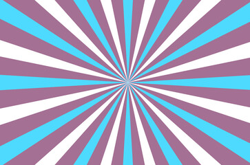 retro rays blue purple white background