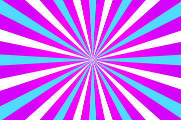 Obraz premium retro rays blue pink white background