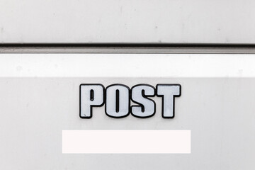 Metal Box for receiving letters and other paper mail