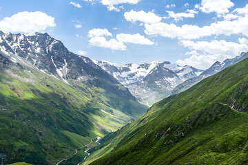 Fototapeta na wymiar Rifflsee Pitztaler Alpen, Österreich