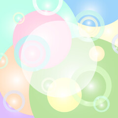 Background of colored circles