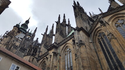 Fototapeta na wymiar Rotunda of St. Vitus in Prague.