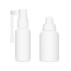 Realistic medical bottle and spray 1