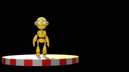 3D rendering of intelligent automation cyber