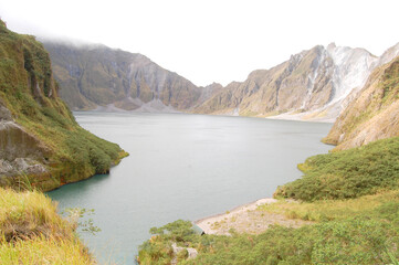 Crater lake Pinatubo in Zambales, Philippines