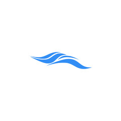 Fototapeta na wymiar Water Wave symbol and icon Logo Template vector surfing 