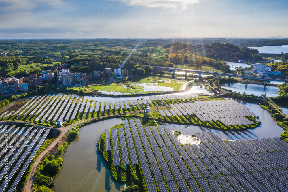 Poster Solar power plant