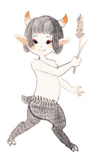 Obraz premium 角っ子