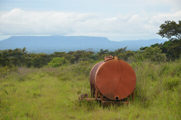 Rusted Water Container