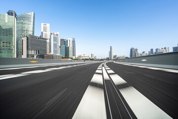 Fototapeta premium road in city