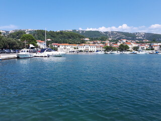 Fototapeta na wymiar Coast view from Adriatic sea 