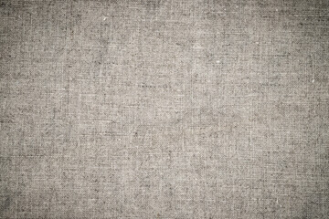 Natural linen texture. Stone washed pure linen texture. Wrinkled linen fabric background.