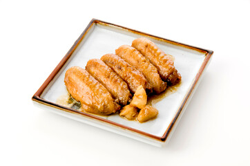 鶏手羽中の甘辛照り焼き