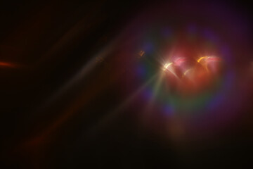 abstract image of lens flare. light leaks