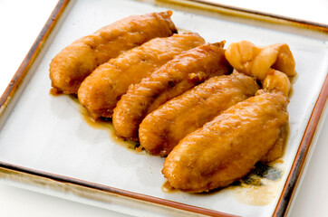 鶏手羽中の甘辛照り焼き