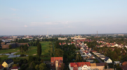 Dessau-Alten, Sachsen-Anhalt, Deutschland, 2020 von oben