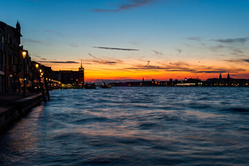 Sunset in Venice (sight from Giudecca, Venice)