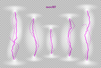 Lighting set of elements