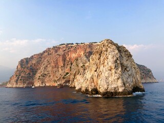Fototapeta premium Turkey. Turkish Culture. Sights and nature of Turkey. Sea. The sun. Palms. Beach. Hotel.