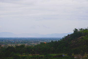 Obraz premium view from the top of the mountain