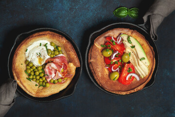 savory dutch baby  pancakes