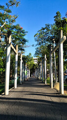 street in the park