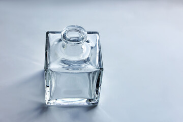 Vintage bottle for medicines on a white background