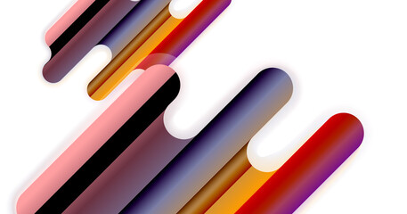 Abstract liquid lines geometric background