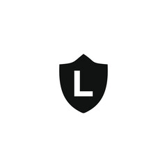 Initial L Based sheild logo design vector for business Letter L Logo design VECTOR PREMIUM
