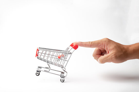A small free space shopping car