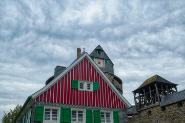 Historische Gebäude in Burg an der Wupper