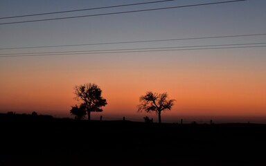 Beautiful view of sunrise.