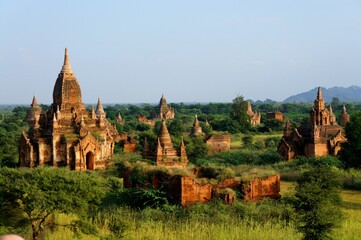 Fototapeta na wymiar Temples of Bagan, Bagan, Myanmar (Burma)
