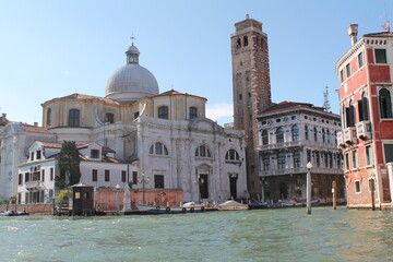 Naklejka premium Venice. Italy. The Culture Of Italy. Sights and nature of Italy. Sea. The sun.