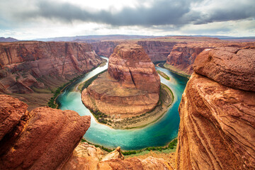 Scenic Horseshoe Bend, Page, Arizona, USA