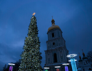 New Year celebration in Kiev