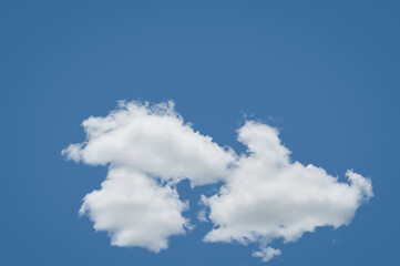 Freedom White Clouds In The Blue Sky for nature background