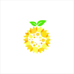 GRAPHIC LOGO VECTOR ILLUSTRATION DURIAN JUICE FRESH