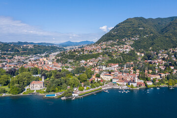 Fototapeta na wymiar Village of Cernobbio. Lake of Como in Italy.