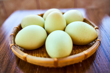 Healthy green eggs