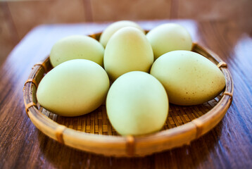 Healthy green eggs