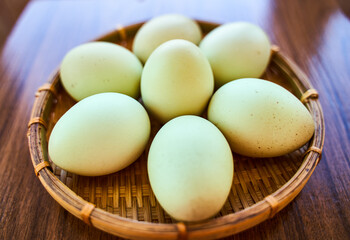 Healthy green eggs