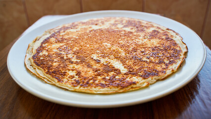 Pancakes on the plate