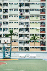 Fototapeta premium apartment building in HK