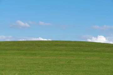 Obraz premium Sky landscape on a top of field