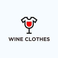 wine shirt logo. wine icon