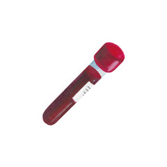 Medical test tubes, coronavirus, blood test