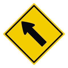 keep left sign, turn left signal, keep left traffic sign icon