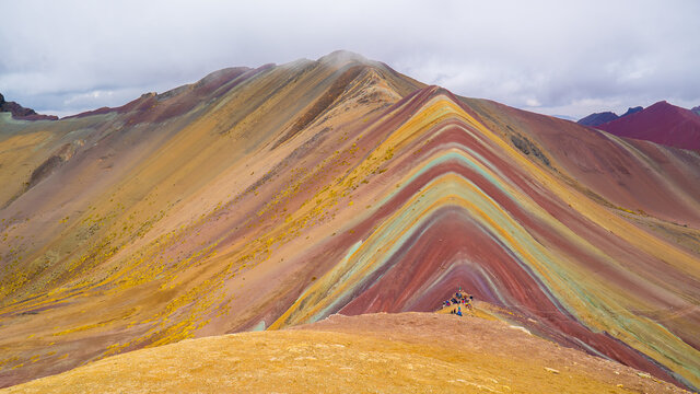 Rainbow Mountains In Kusco, Peru