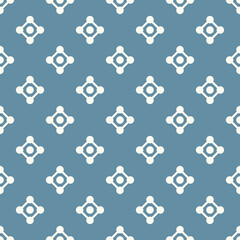 Pattern from circles on dark backdrop.Geometric textile seamless background.